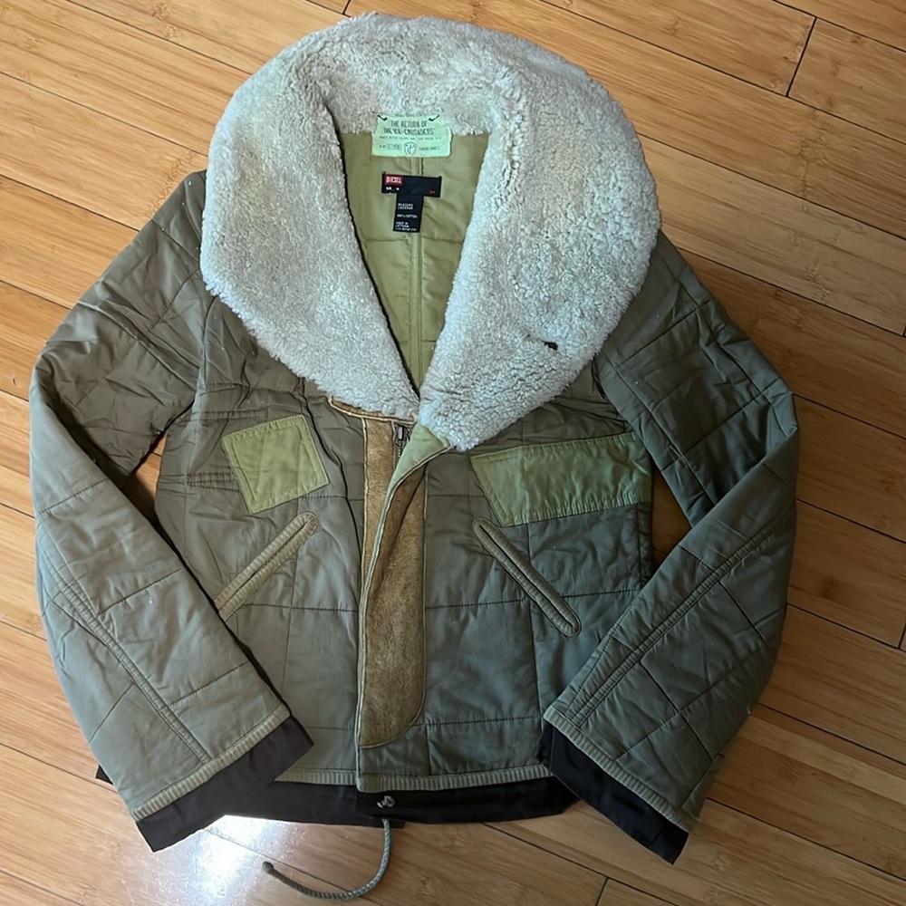 Vintage quilted patchwork jacket By Diesel.